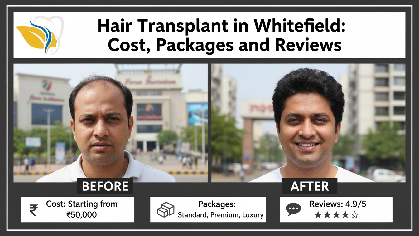 Hair Transplant in Whitefield : Cost, Packages, and Reviews