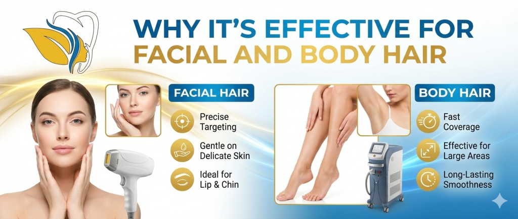 Why It’s Effective for Facial and Body Hair