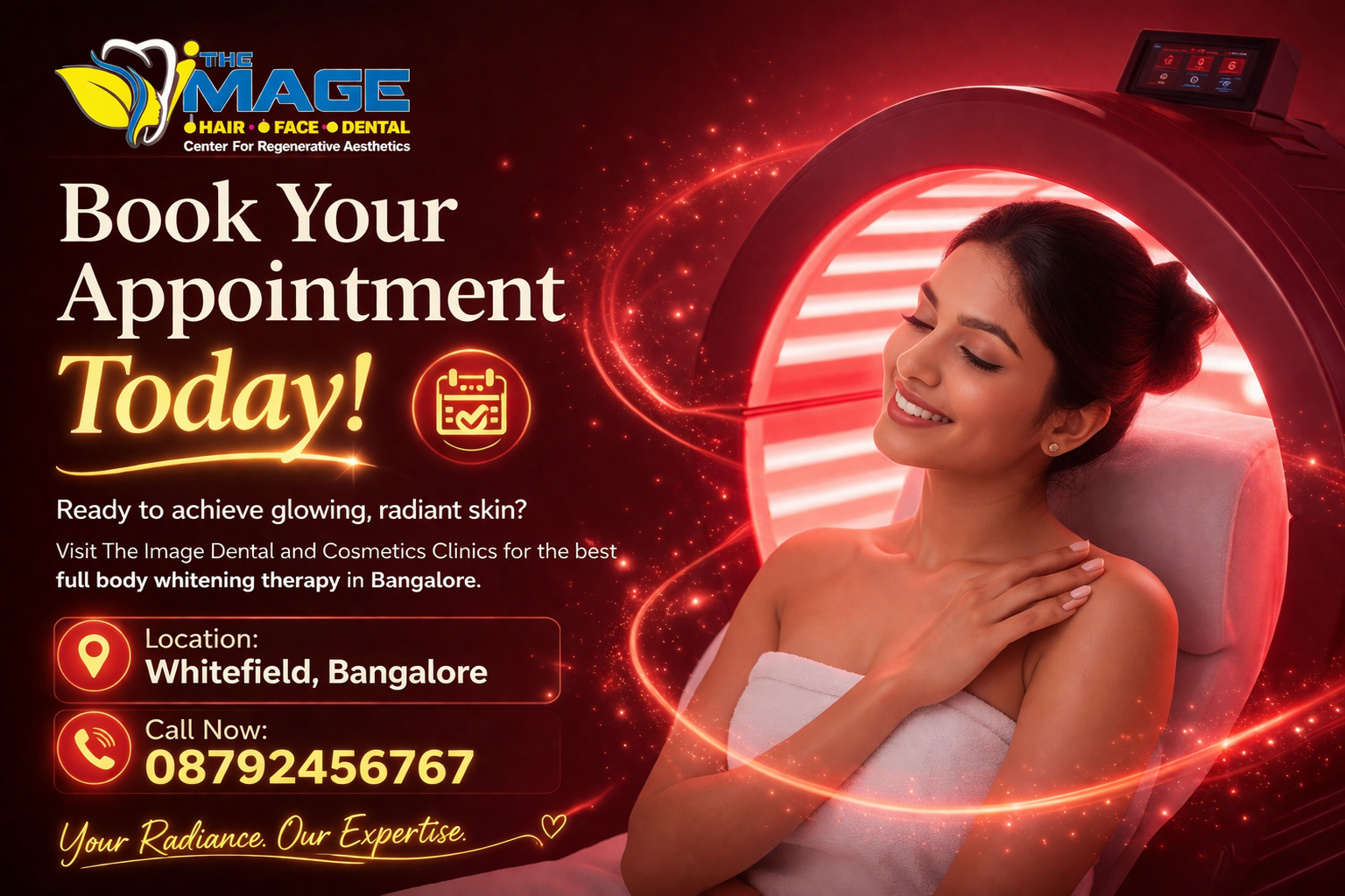 Get glowing, even-toned skin with advanced full body whitening therapy in Whitefield, Bangalore. Safe, painless capsule treatments for skin brightening. Book now!