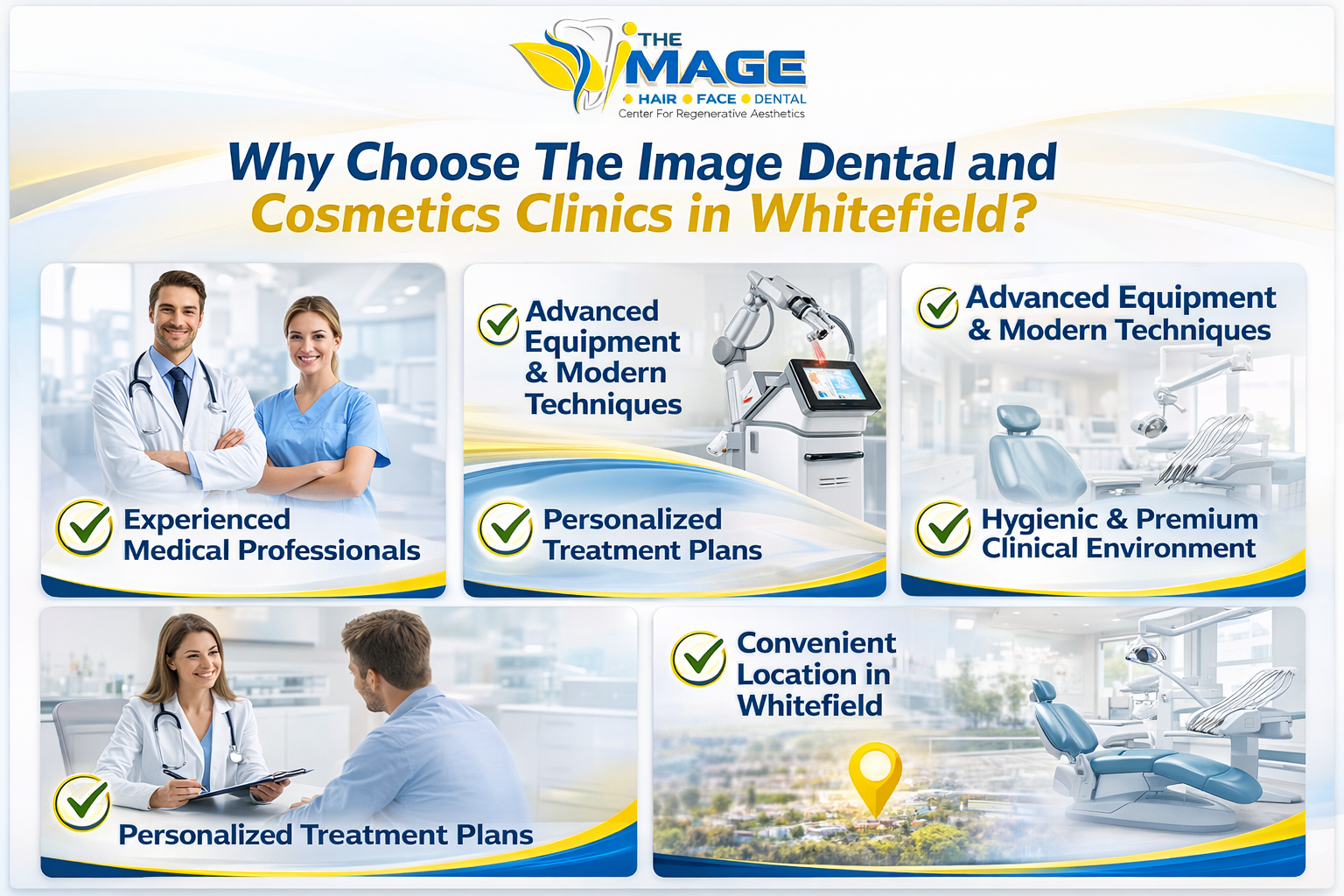 Why Choose The Image Dental and Cosmetics Clinics in Whitefield